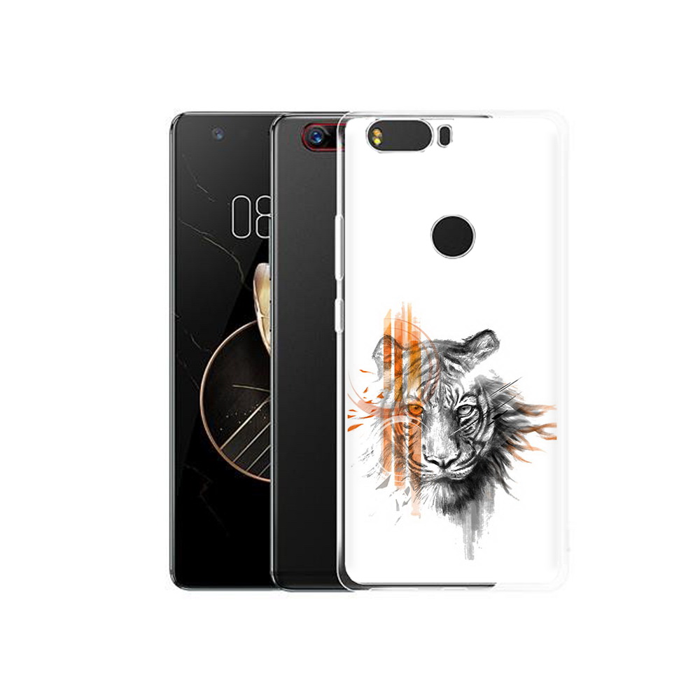 Чехол MyPads Tocco для ZTE Nubia Z17 огненный тигр (PT75244.452.526)