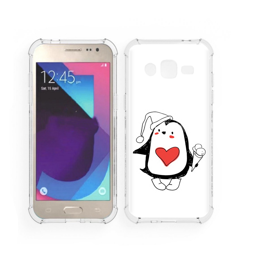 

Чехол MyPads Tocco для Samsung Galaxy J2 Пингвин с мороженым (PT226924.572.135), Прозрачный, Tocco