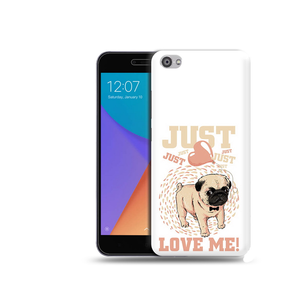 

Чехол MyPads Tocco для Xiaomi Redmi Note 5A Люби меня (PT75665.324.109), Прозрачный, Tocco