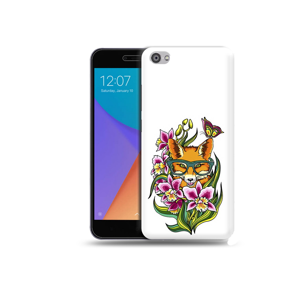 

Чехол MyPads Tocco для Xiaomi Redmi Note 5A Лиса в цветах (PT75665.324.108), Прозрачный, Tocco