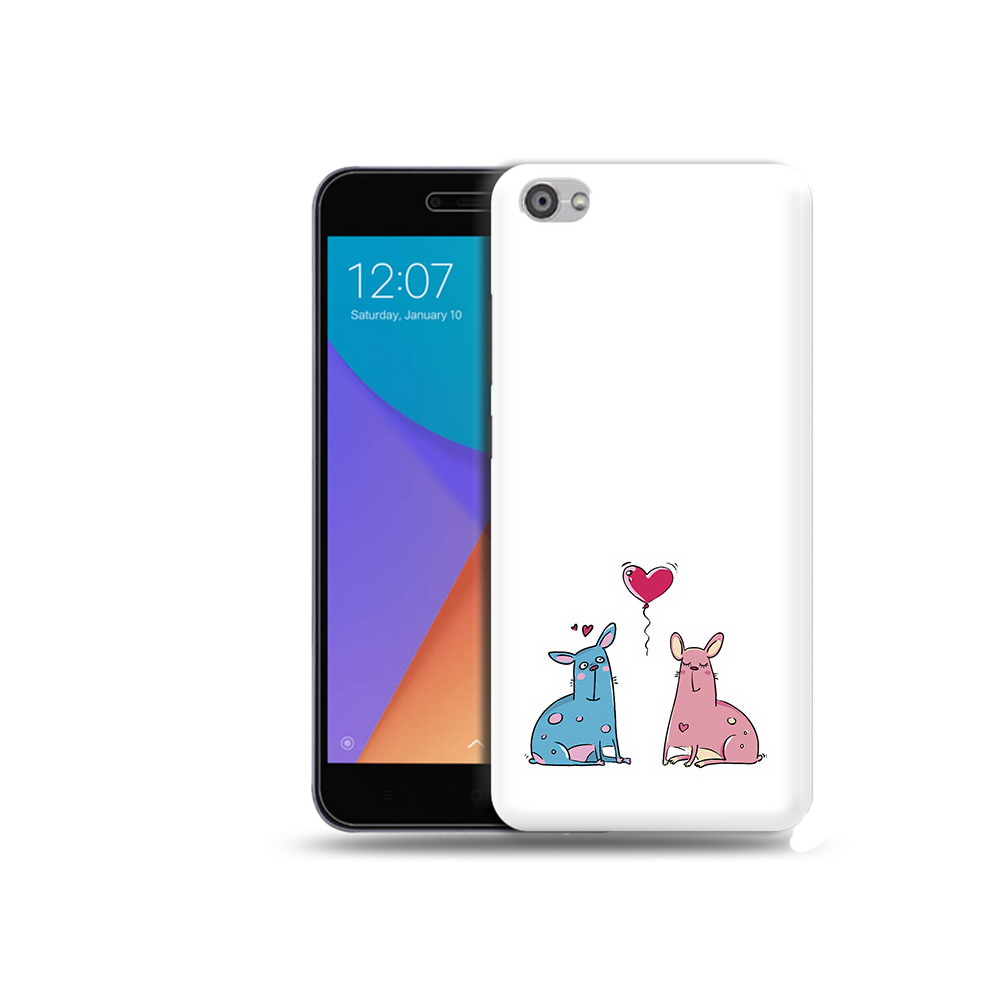 

Чехол MyPads Tocco для Xiaomi Redmi Note 5A Лама любовь (PT75665.324.102), Прозрачный, Tocco