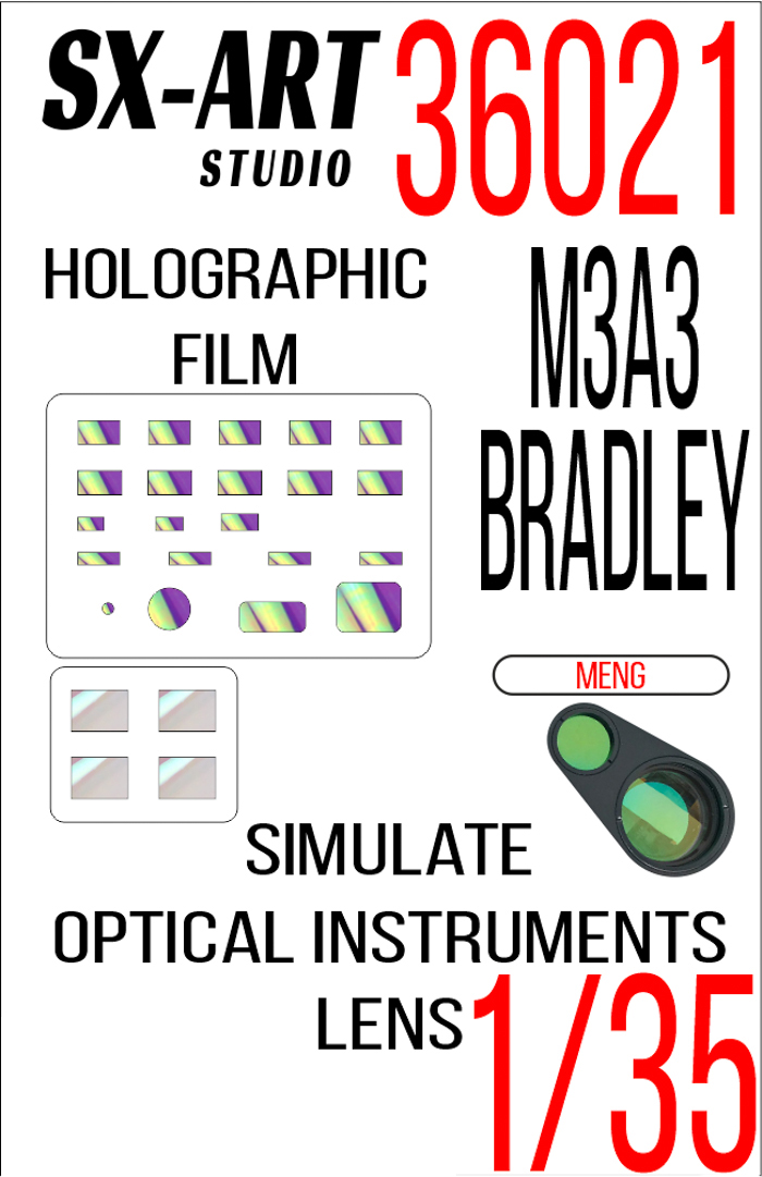 36021SX Имитация смотровых приборов M3A3 BRADLEY MENG