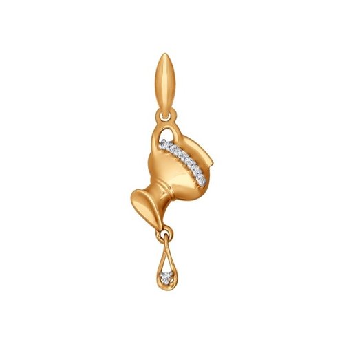 

Подвеска из золота Golden Eagle 34724, фианит, 034724