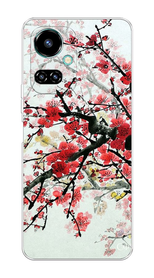 

Чехол Awog на Tecno Camon 19/19 Pro 4G "Сакура", Разноцветный, 302250-4