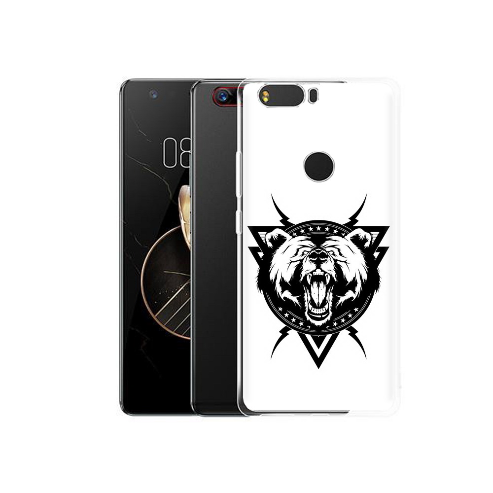 

Чехол MyPads Tocco для ZTE Nubia Z17 медведь в треугольнике (PT75244.452.464), Прозрачный, Tocco