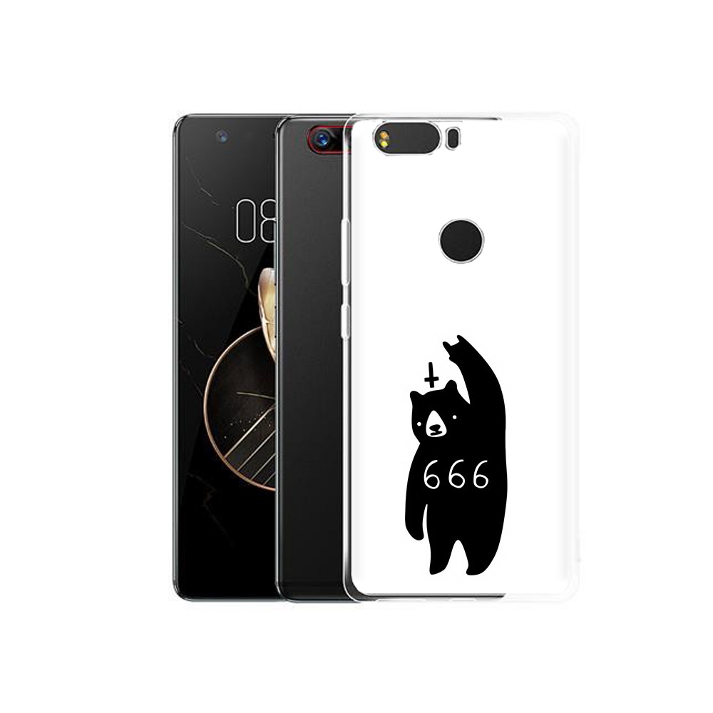 

Чехол MyPads Tocco для ZTE Nubia Z17 медведь 666 (PT75244.452.462), Прозрачный, Tocco