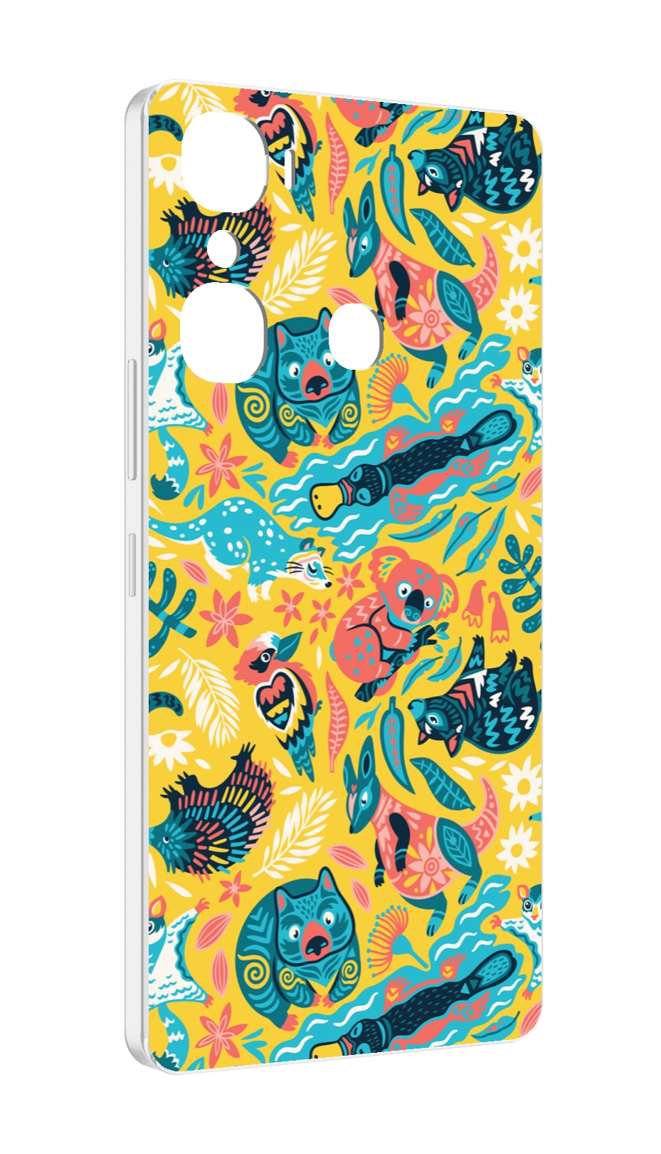 

Чехол Mypads Seamless-Pattern Для Infinix Hot 12 Pro, Прозрачный, Tocco