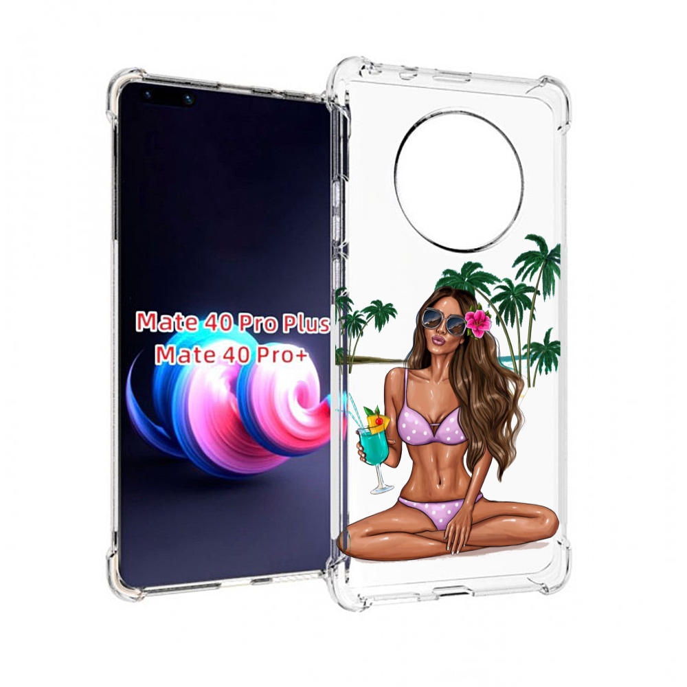

Чехол MyPads всех победю для Huawei Mate 40 Pro+ Plus, Прозрачный, Tocco