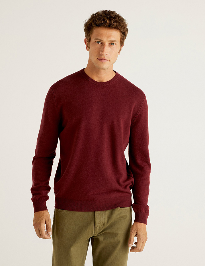 

Джемпер мужской 21A_1002U1G34 United Colors of Benetton красный L, 21A_1002U1G34