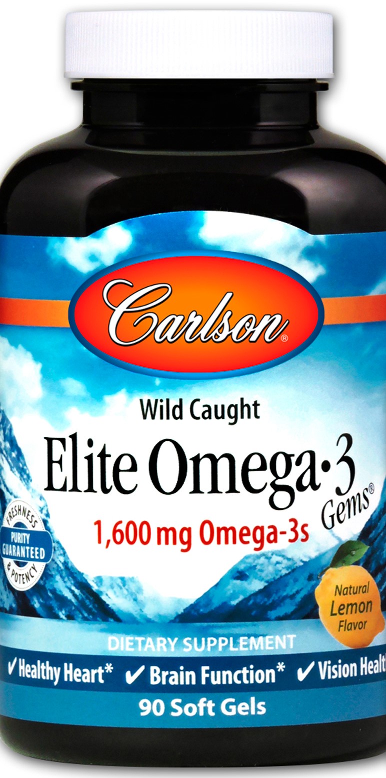 Купить Elite Omega-3 Carlson 1600 мг капсулы 90 шт.