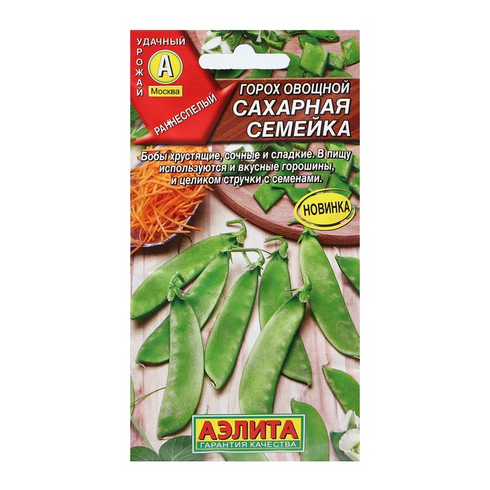 

Семена горох Аэлита Сахарная семейка Р00007766 1 уп.