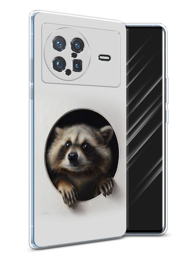 

Чехол Awog на Vivo X Note "Любопытный енот", Разноцветный, 266950-1