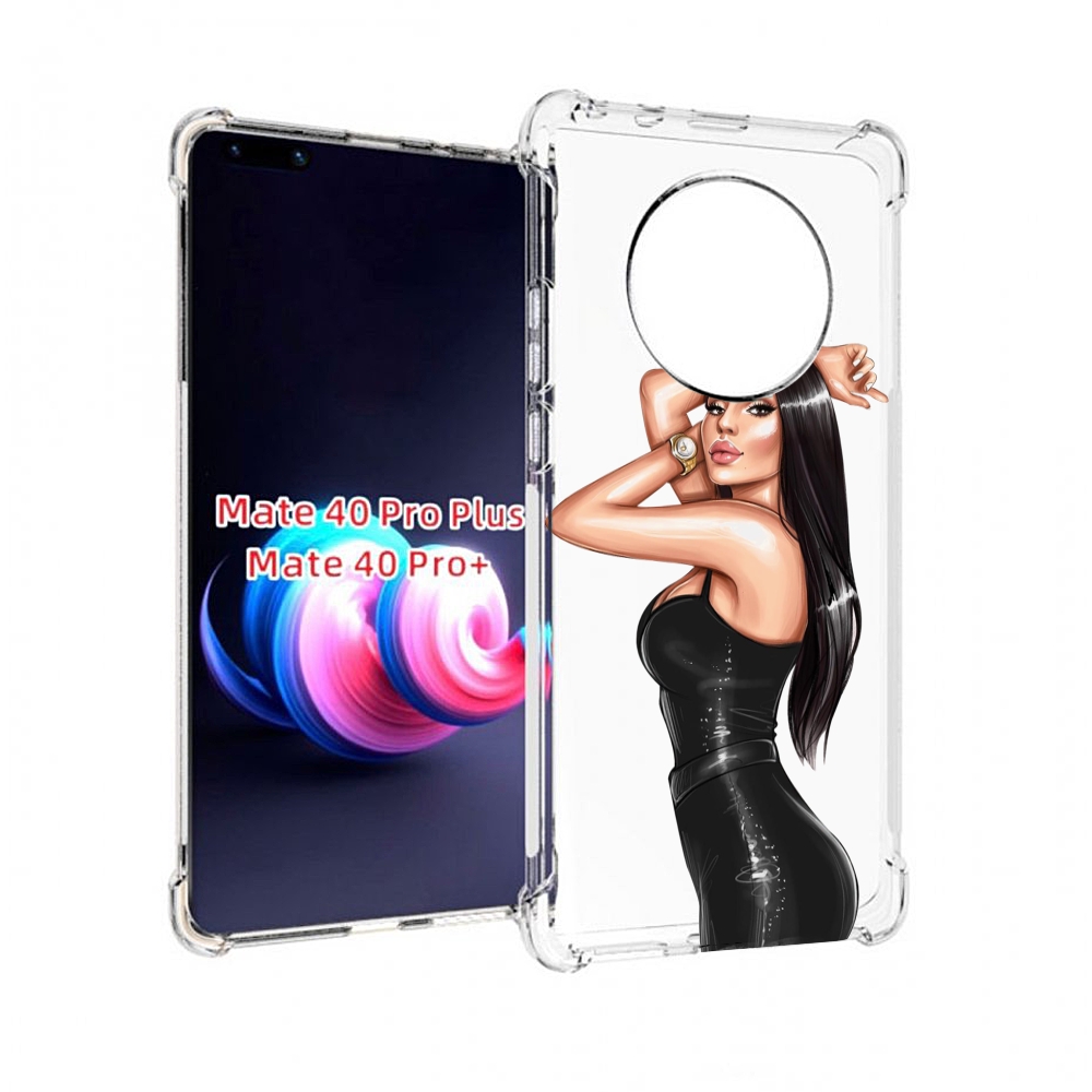 

Чехол MyPads девушка-в-кружевном-2 для Huawei Mate 40 Pro+ Plus, Прозрачный, Tocco