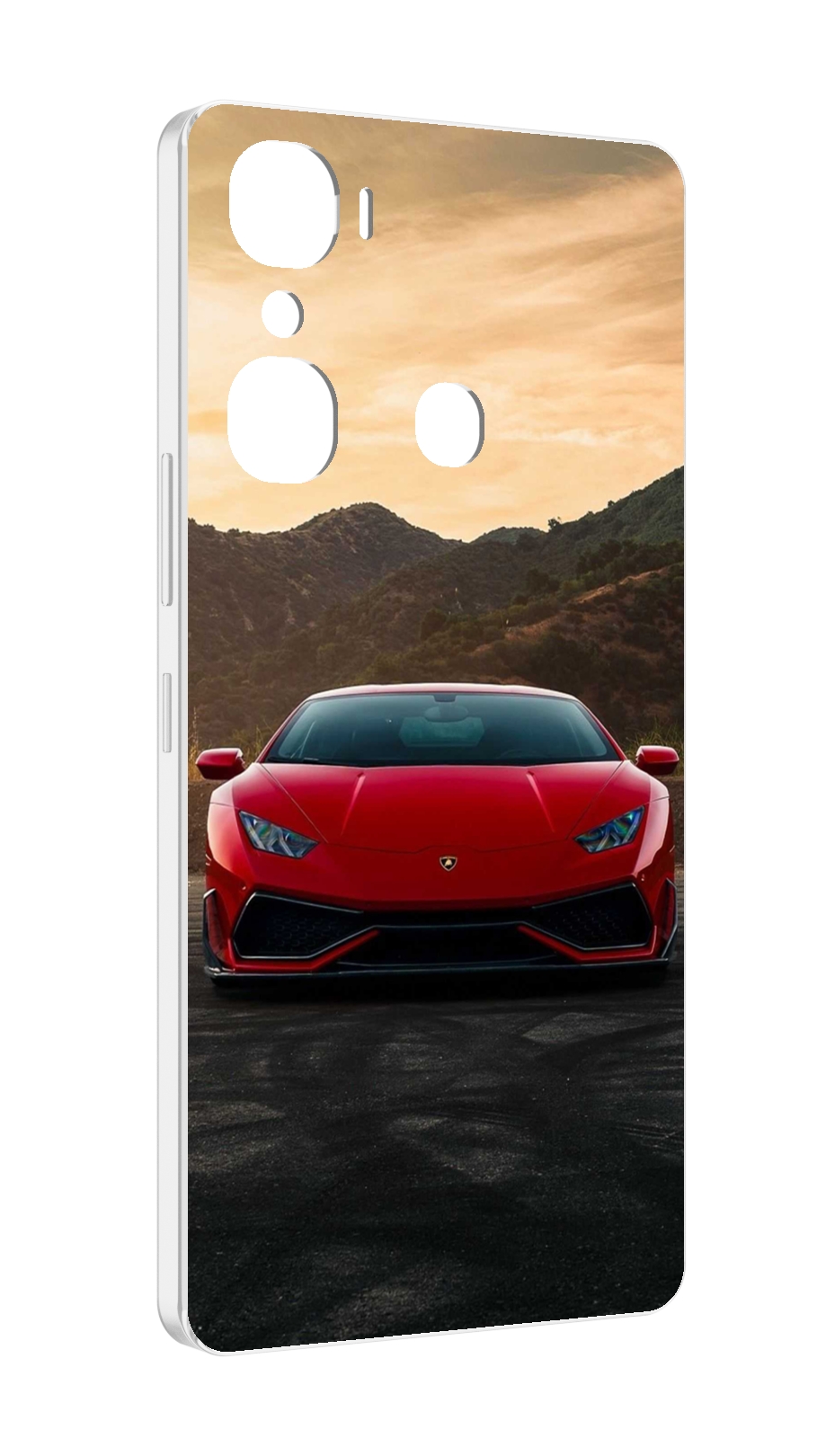 

Чехол Mypads Lamborghini 1 Мужской Для Infinix Hot 12 Pro, Прозрачный, Tocco
