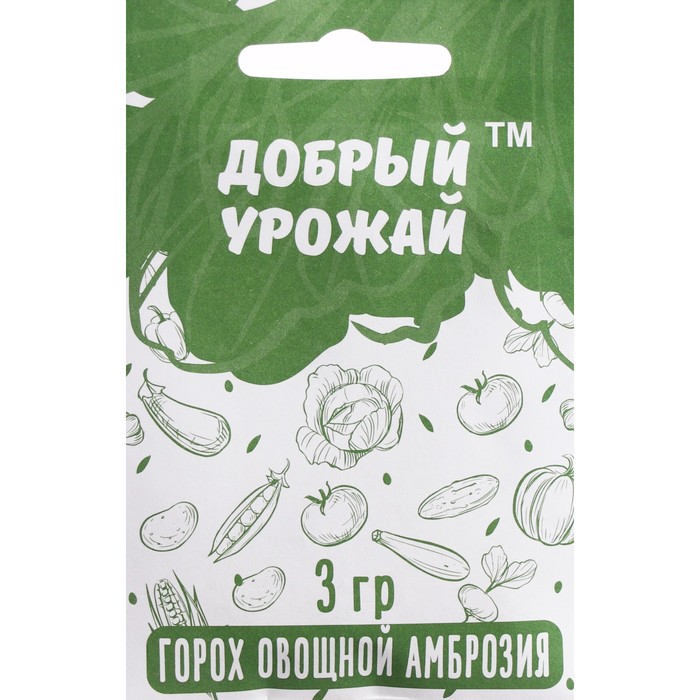 

Семена Горох сахарный "Амброзия", 3 г