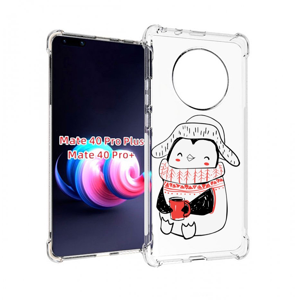 

Чехол MyPads Девушка-в-кофейне для Huawei Mate 40 Pro+ Plus, Прозрачный, Tocco