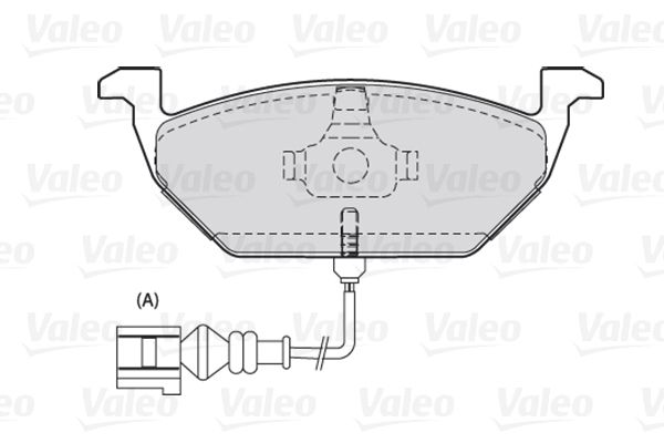 Комплект тормозных колодок Valeo 301408