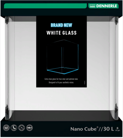 Аквариум Dennerle Nanocube White Glass 30 л