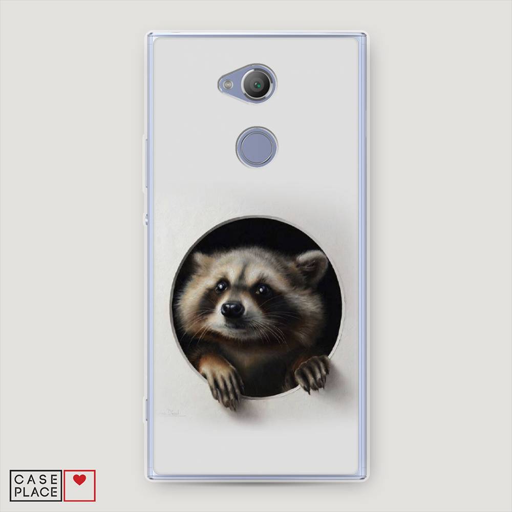 

Чехол Awog на Sony Xperia XA2 Ultra "Любопытный енот", Разноцветный, 53250-1