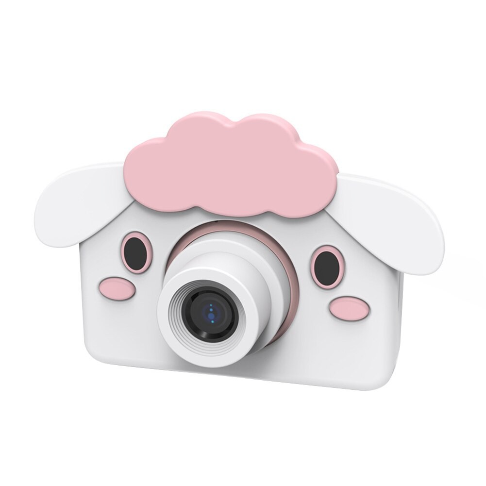 Детский фотоаппарат Kids Camera 24 Мп с чехлом с ушками Овечка