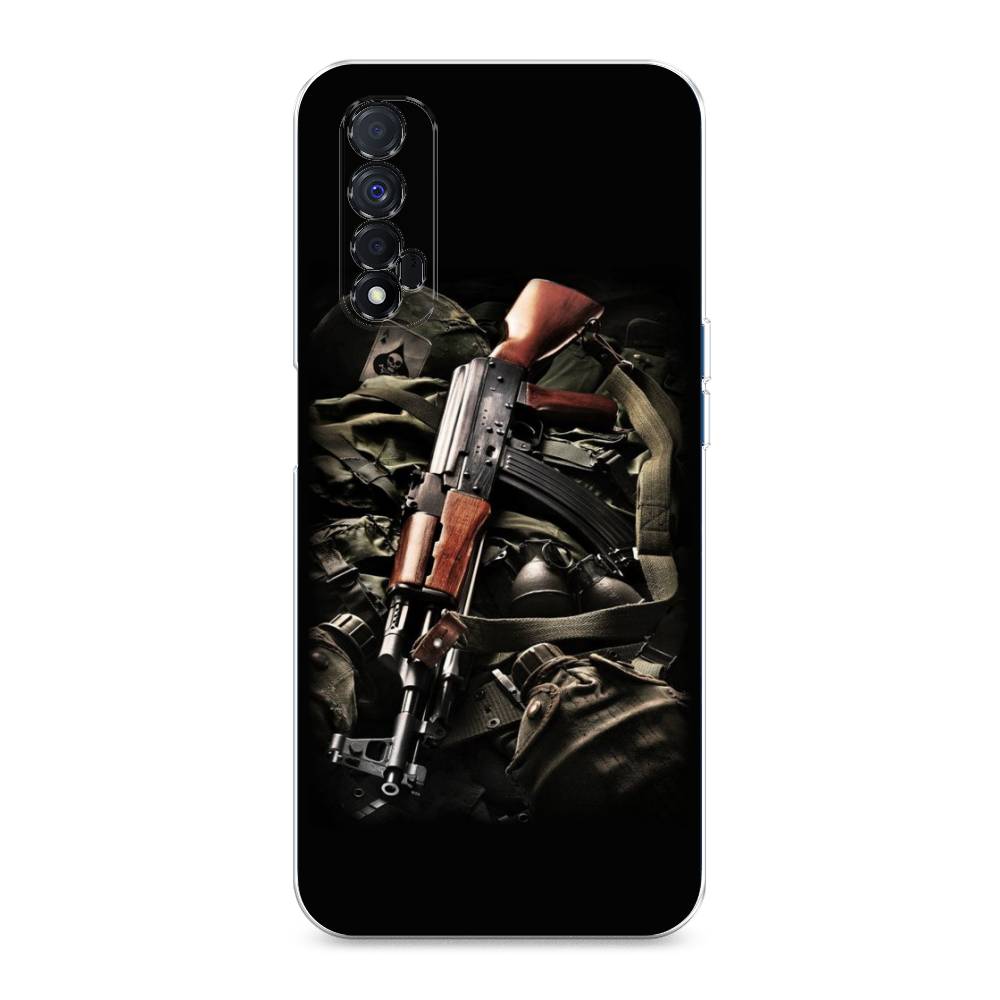 

Чехол Awog на Realme Narzo 30 4G "Автомат", Разноцветный, 257650-5