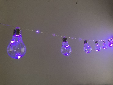 Световая гирлянда новогодняя FUNRAY Лампочки Se-bulbs-380p 3 м фиолетовый