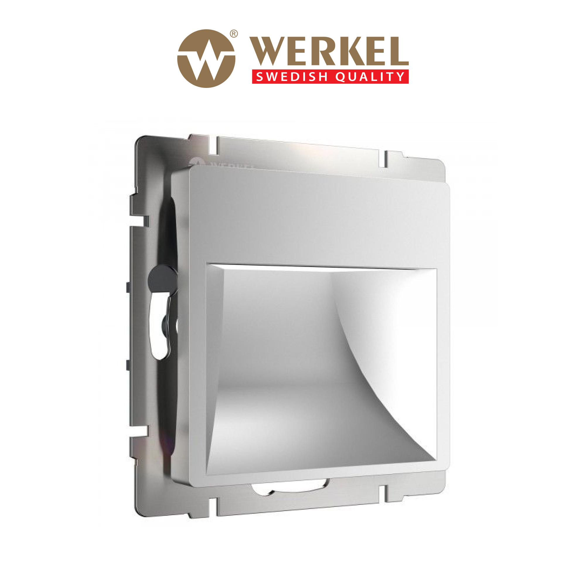 Встраиваемая LED подсветка лестницы коридора Werkel W1154106 серебряный 4000 К