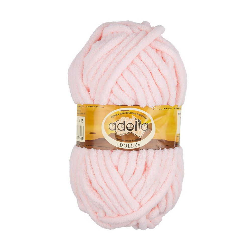 

Пряжа Adelia Dolly №05 светло-розовый, Dolly