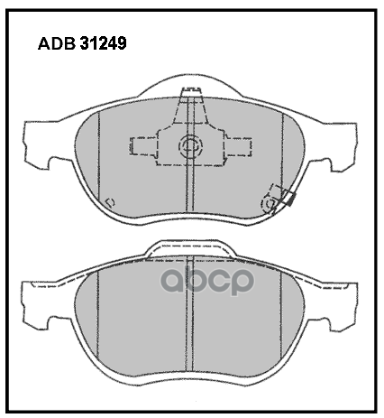 

Колодки Тормозные Toyota ALLIED NIPPON арт. ADB31249