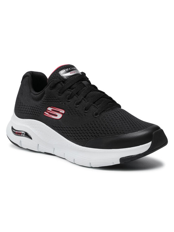 фото Кроссовки arch fit 232040/bkrd skechers черный 47,5 eu