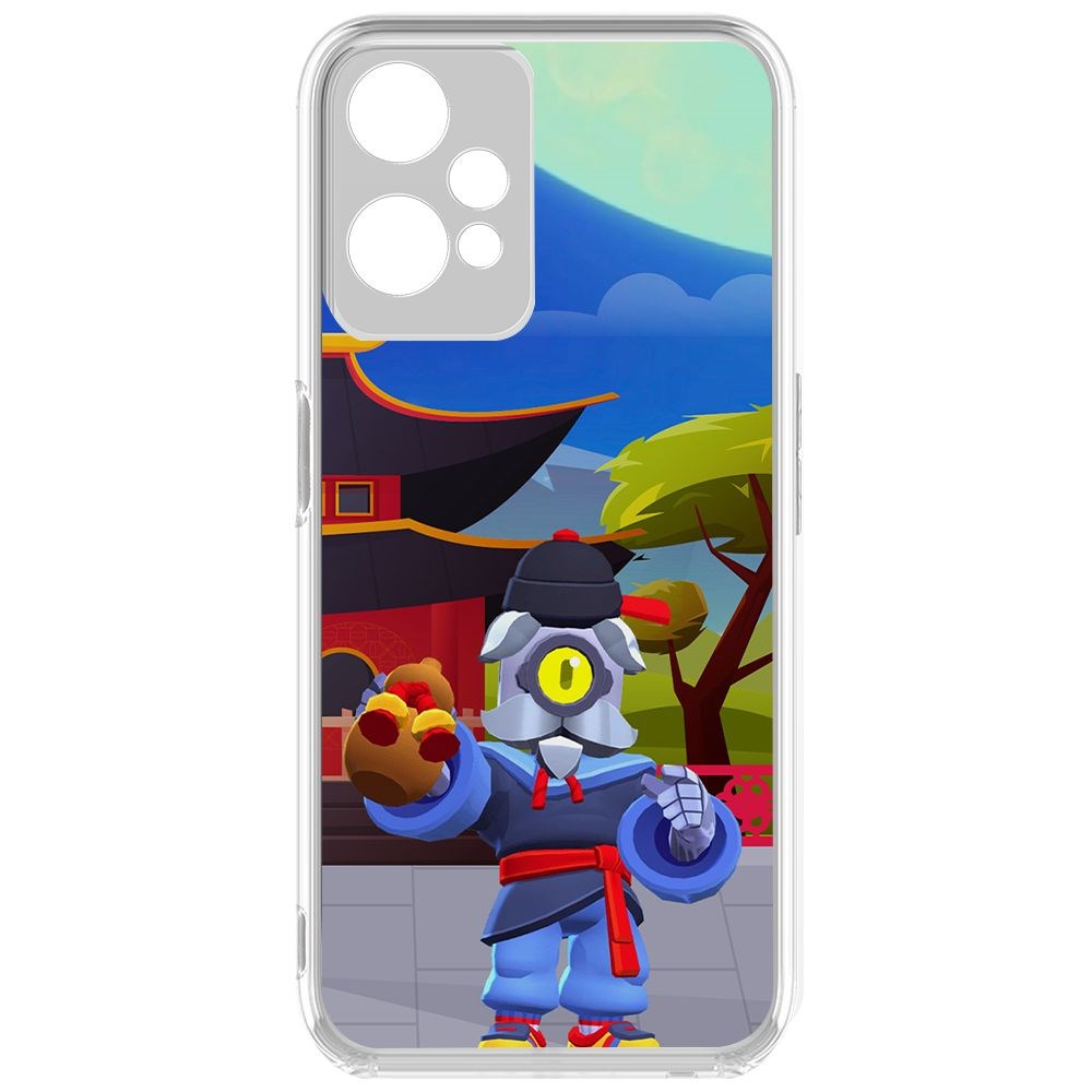 

Чехол-накладка Brawl Stars-Великий Мастер Барли для OnePlus Nord CE 2 Lite, Прозрачный