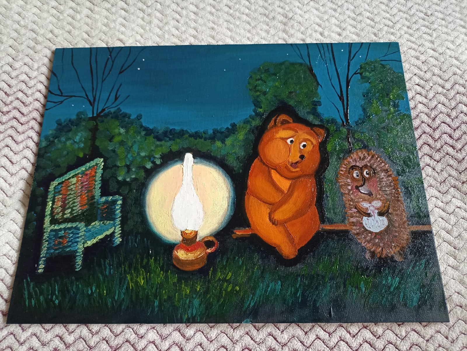 

Картина, Летним вечером, Маргарита Мишарева,30х40 без рамы