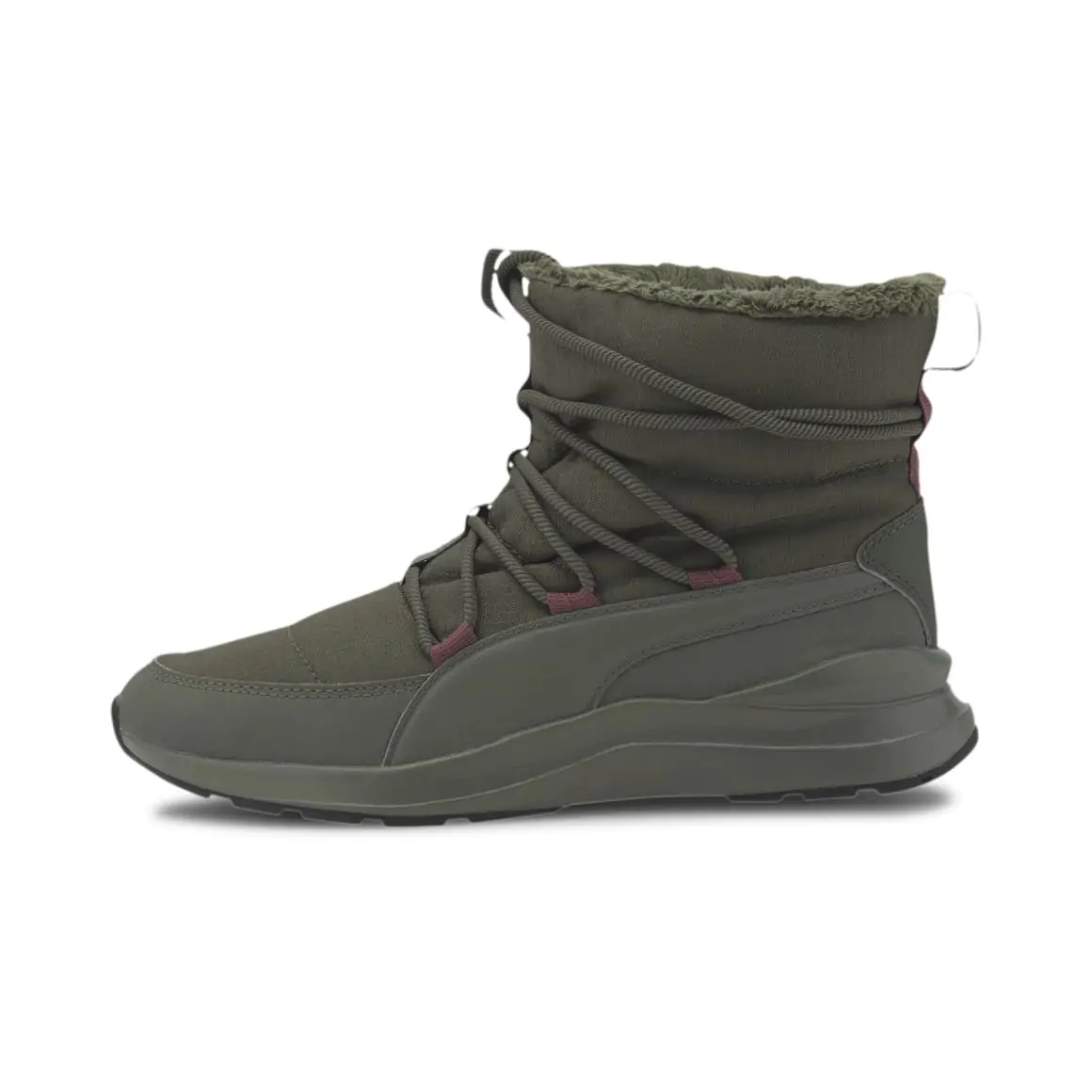 фото Ботинки женские puma adela winter boot зеленые 7 uk