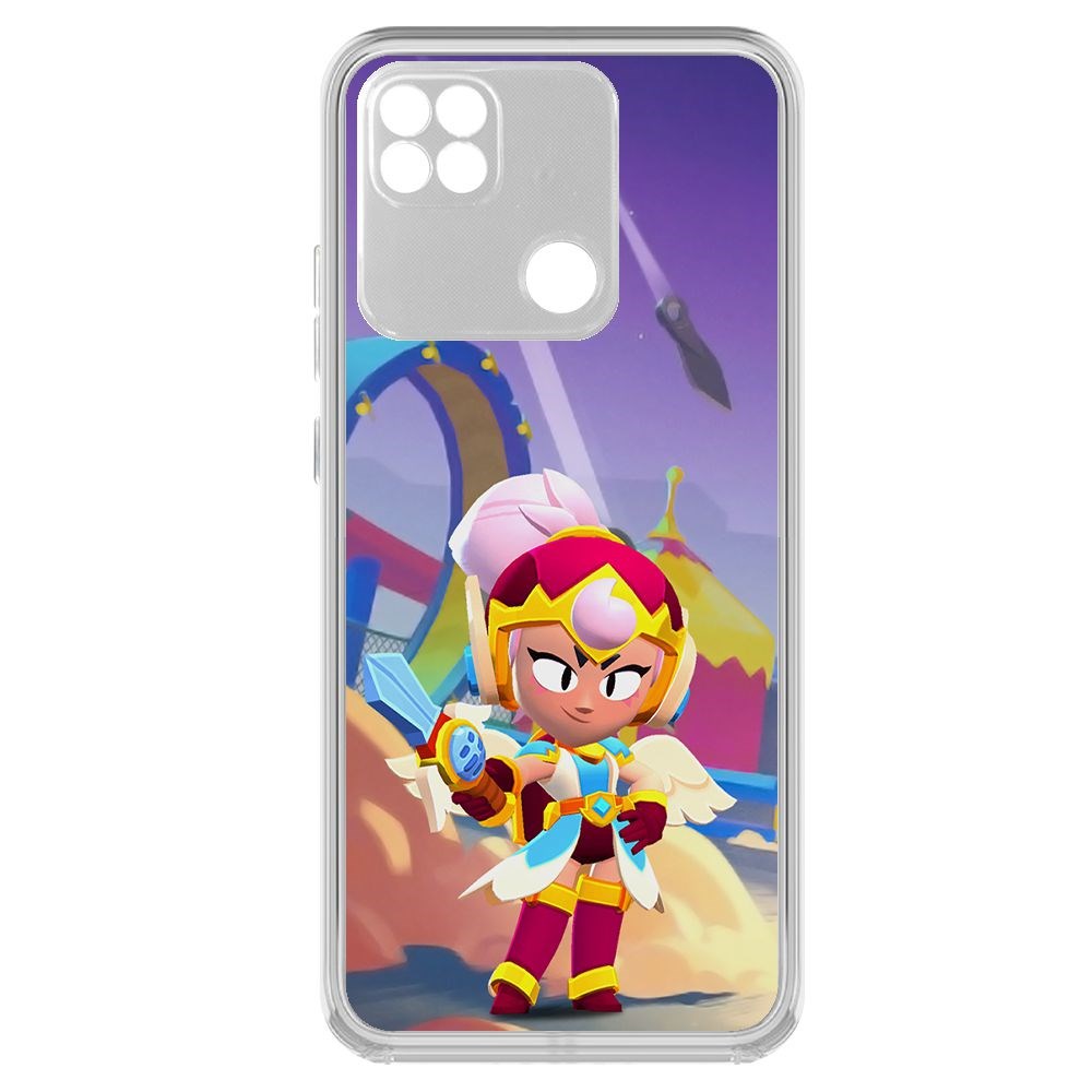 

Чехол-накладка Brawl Stars-Валькирия Джанет для Xiaomi Redmi 10A, Прозрачный