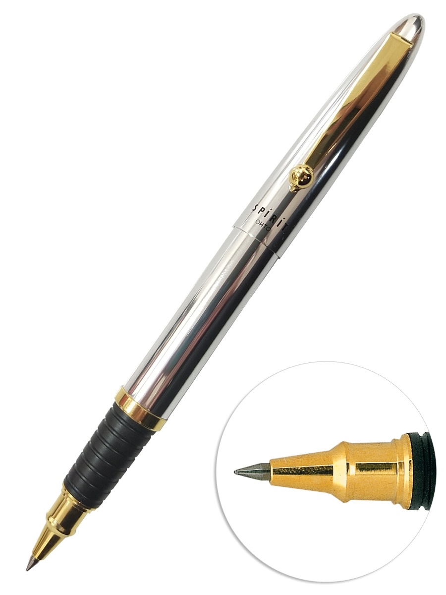 Ручка-роллер подарочная с деревянным футляром 0,5мм OHTO Celsus черная