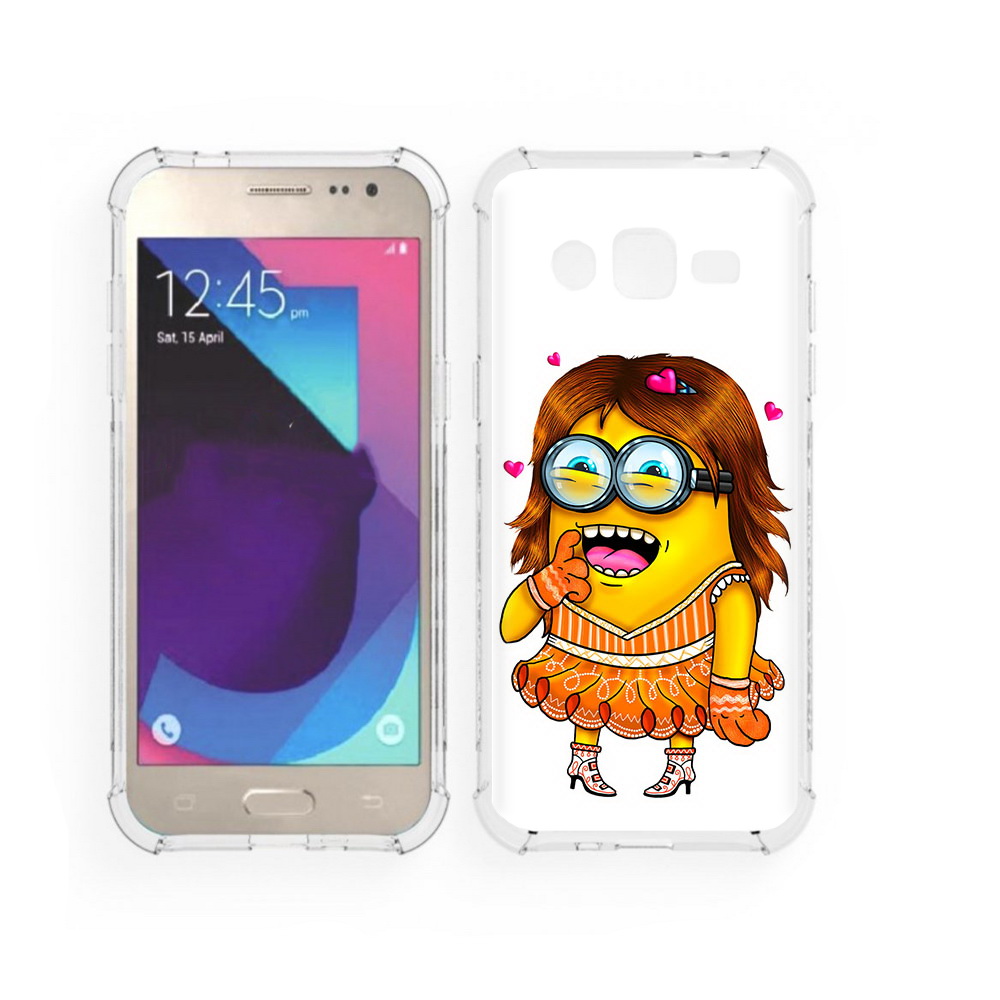 

Чехол MyPads Tocco для Samsung Galaxy J2 Миньон девочка (PT226924.572.116), Прозрачный, Tocco