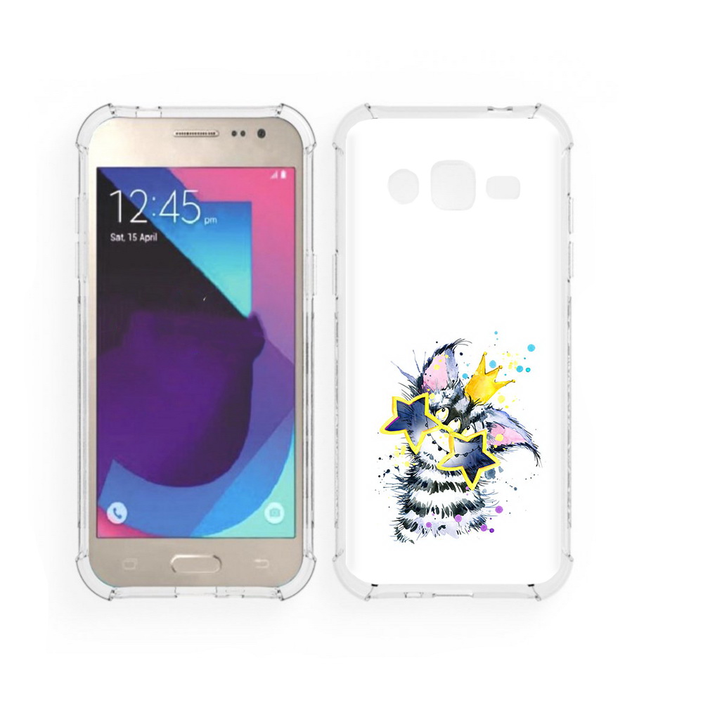 

Чехол MyPads Tocco для Samsung Galaxy J2 Мартовский Нуся (PT226924.572.114), Прозрачный, Tocco