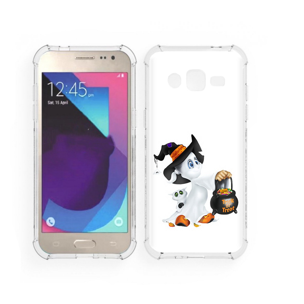 Чехол MyPads Tocco для Samsung Galaxy J2 Маленький призрак (PT226924.572.113)
