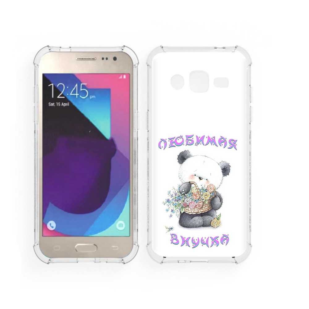 

Чехол MyPads Tocco для Samsung Galaxy J2 Любимая внучка (PT226924.572.110), Прозрачный, Tocco