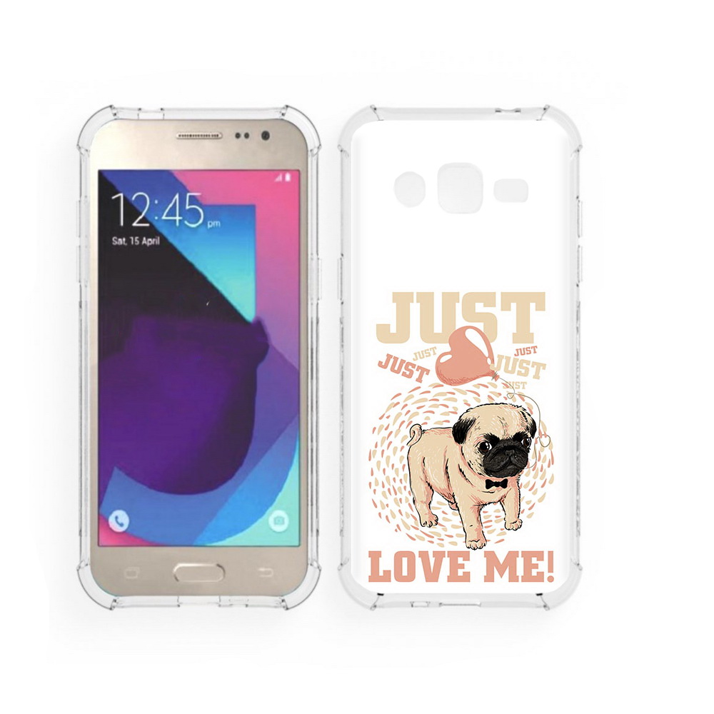 

Чехол MyPads Tocco для Samsung Galaxy J2 Люби меня (PT226924.572.109), Прозрачный, Tocco