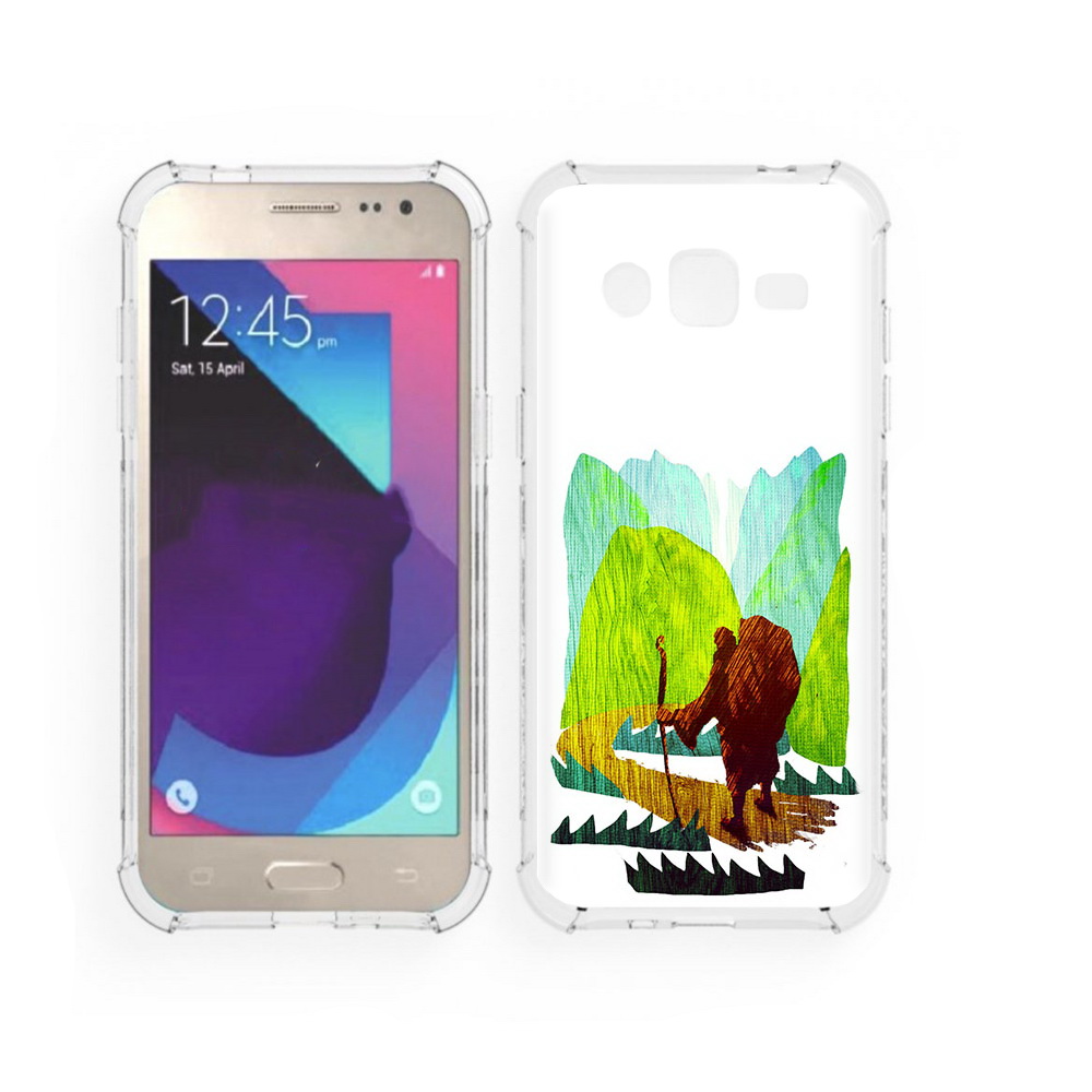 

Чехол MyPads Tocco для Samsung Galaxy J2 Лесная тропа (PT226924.572.106), Прозрачный, Tocco