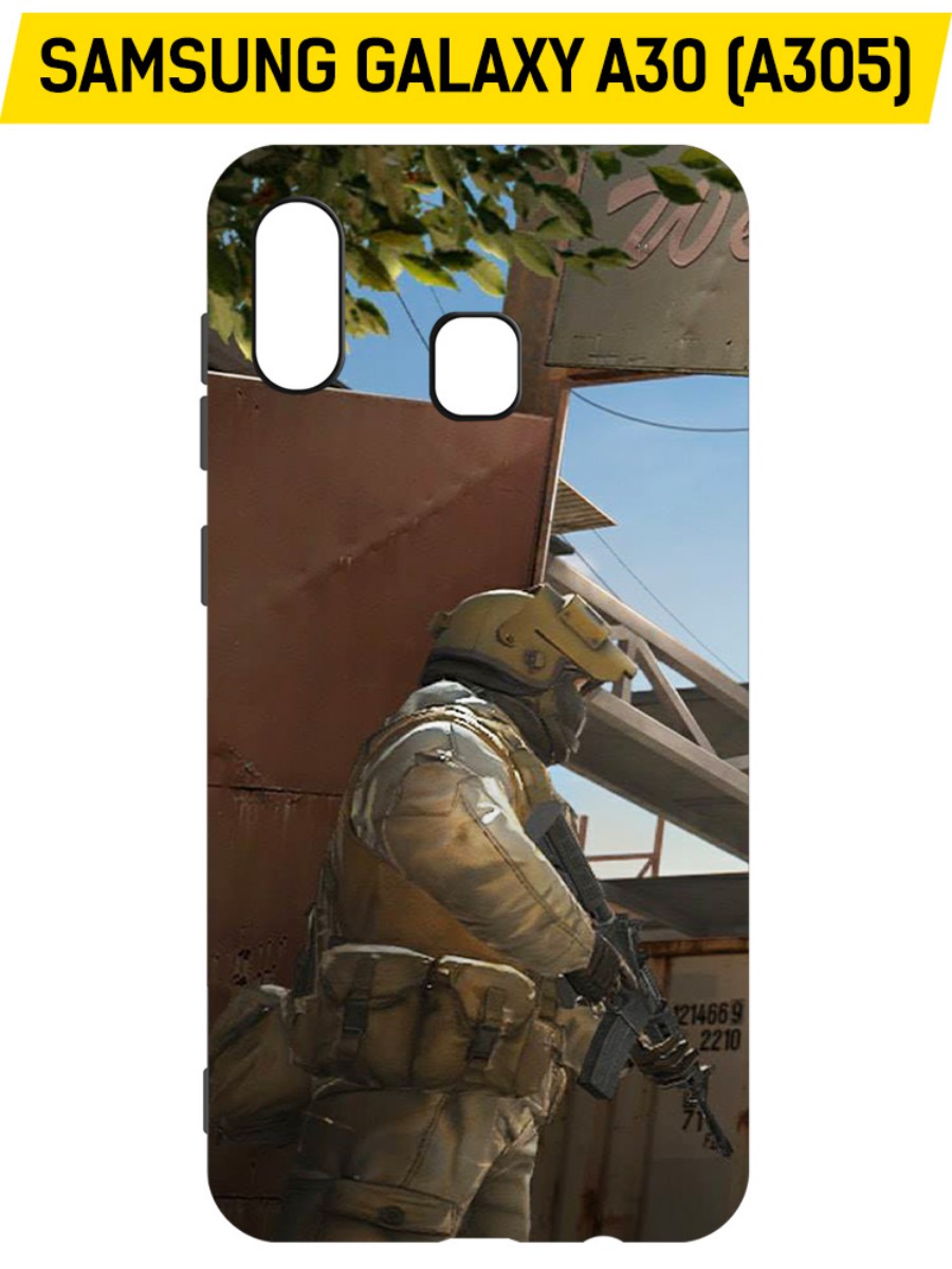 Чехол-накладка Софт Cтандофф 2 (Standoff 2) - Rust для Samsung Galaxy A30 (A305)