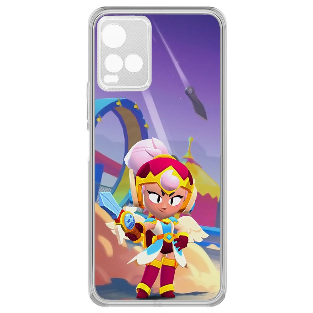 

Чехол-накладка Brawl Stars-Валькирия Джанет для Vivo Y33s, Прозрачный