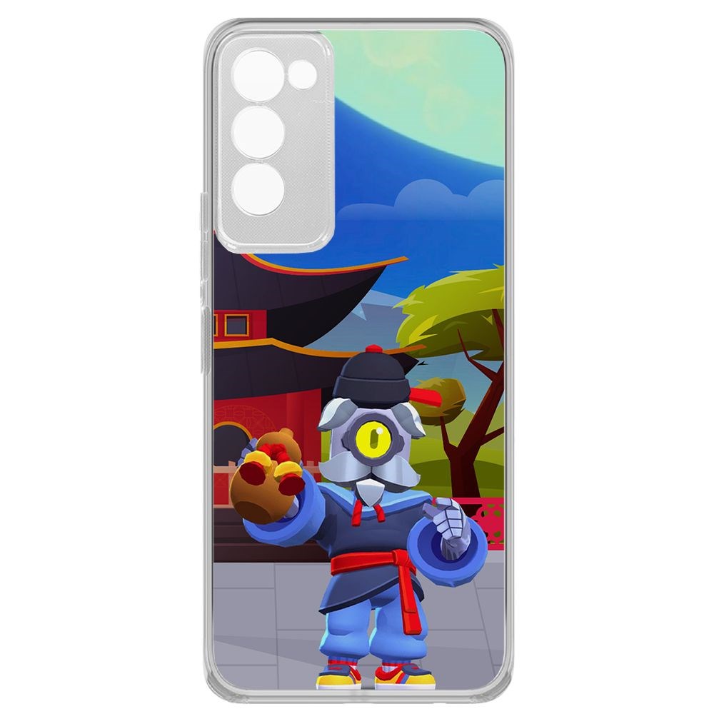 

Чехол-накладка Brawl Stars-Великий Мастер Барли для Tecno Camon 18P, Прозрачный