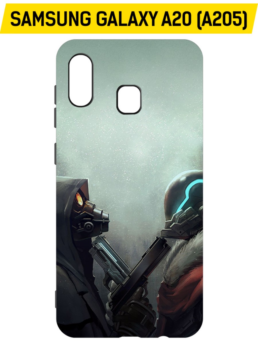 Чехол-накладка Софт Cтандофф 2 (Standoff 2) - Противостояние для Samsung Galaxy A20 (A205)