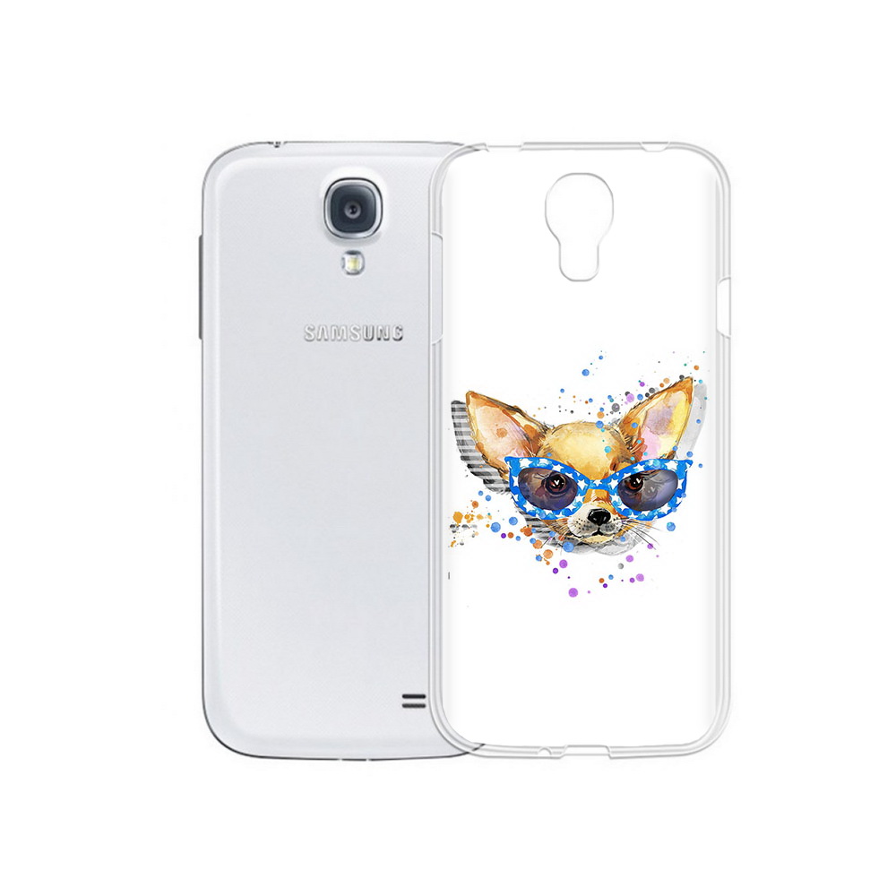 

Чехол MyPads Tocco для Samsung Galaxy S4 чихуа-хуа в очках (PT41285.571.691), Прозрачный, Tocco