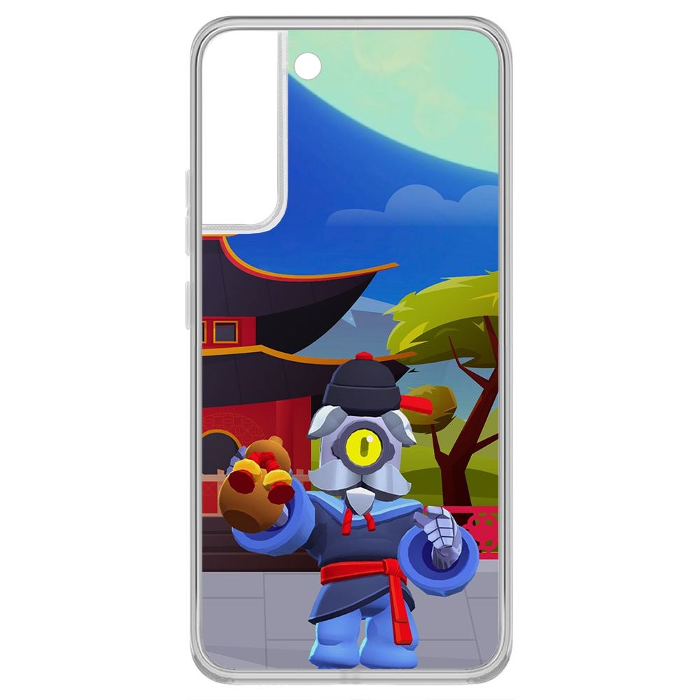 Чехол-накладка Brawl Stars-Великий Мастер Барли для Samsung Galaxy S22+