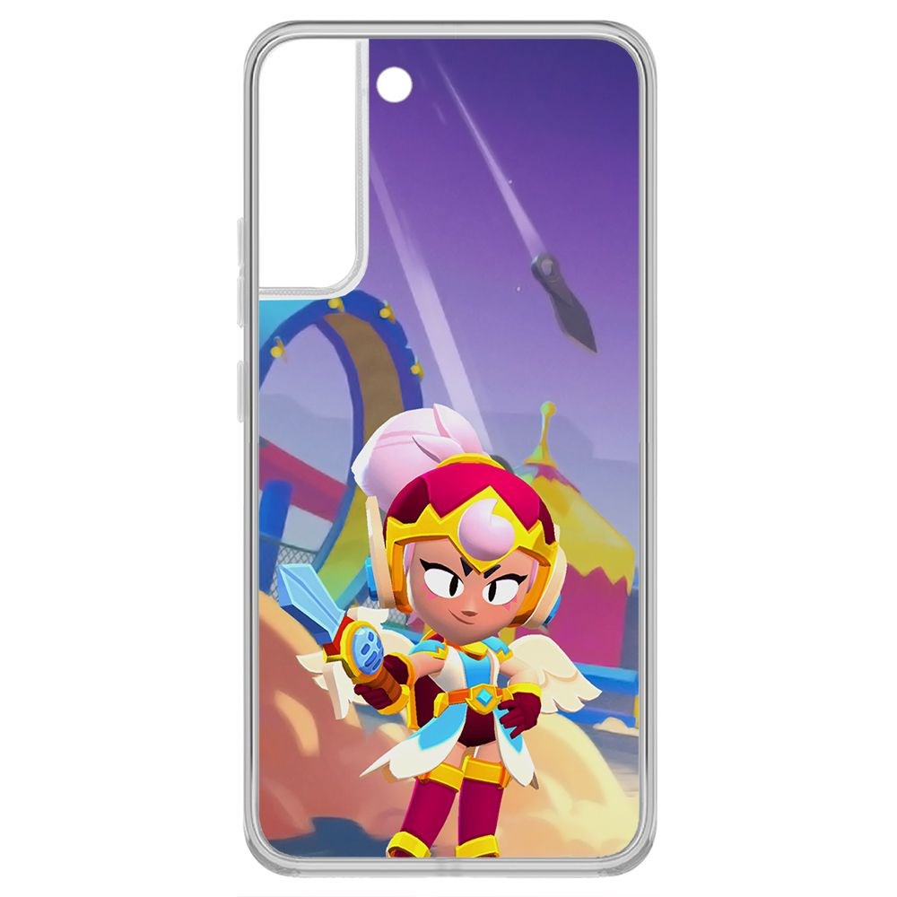 

Чехол-накладка Brawl Stars-Валькирия Джанет для Samsung Galaxy S22+, Прозрачный
