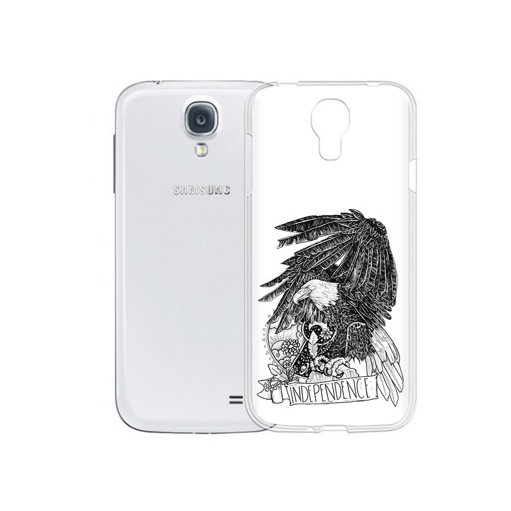 

Чехол MyPads Tocco для Samsung Galaxy S4 черно белый сокол (PT41285.571.688), Прозрачный, Tocco
