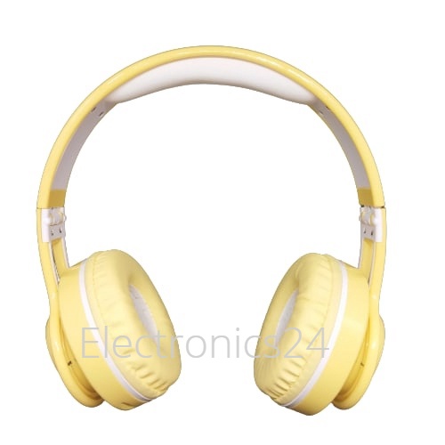 

Беспроводные наушникиMAX23 Pro, желтый, MAX23 Pro LED WIRELESS HEADSET